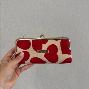 MiuMiu Heart Print Clutch/Cross-body (GWP)